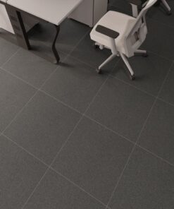 Gạch nhập khẩu Ấn Độ 60x60 đồng chất Graphite Black