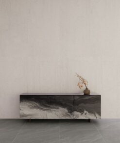 Gạch nhập khẩu Ấn Độ 60x60 đồng chất Marmi Graphite