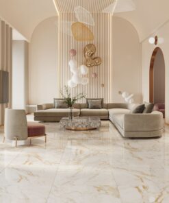 Gạch nhập khẩu Ấn Độ 80x80 Calacatta Oro