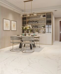 Gạch nhập khẩu Ấn Độ 80x80 Silk Coliseo Blanco