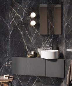 Gạch nhập khẩu Italia 120x120 Calacatta Black