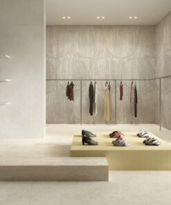 Gạch nhập khẩu Italia 120x120 Travertino Bianco Cross Cut