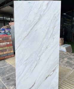 Gạch Vitto 60x120 vân đá marble trắng vân vàng men matt lụa 39003