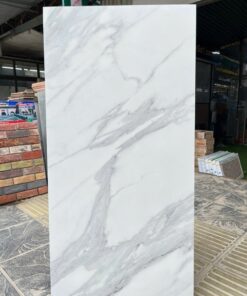 Gạch Vitto 60x120 vân đá marble trắng xám men matt lụa 39002