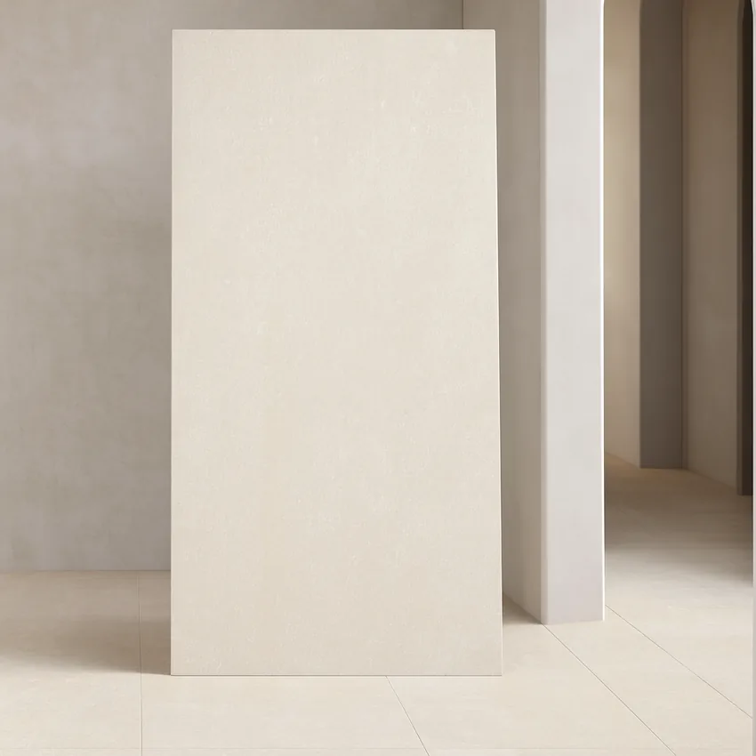 Ứng dụng thực tế của Gạch Ấn Độ 60x120 Espen Linea Avorio Gạch Espen Linea Avorio ứng dụng phòng khách, bề mặt Matt