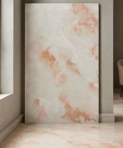 Gạch Ấn Độ 60x120 Onyx Rose Petel - Phối cảnh 2