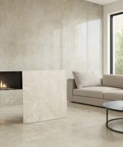 Gạch Ấn Độ 100x100 Roman Crema (có 120x120) - Phối cảnh 1