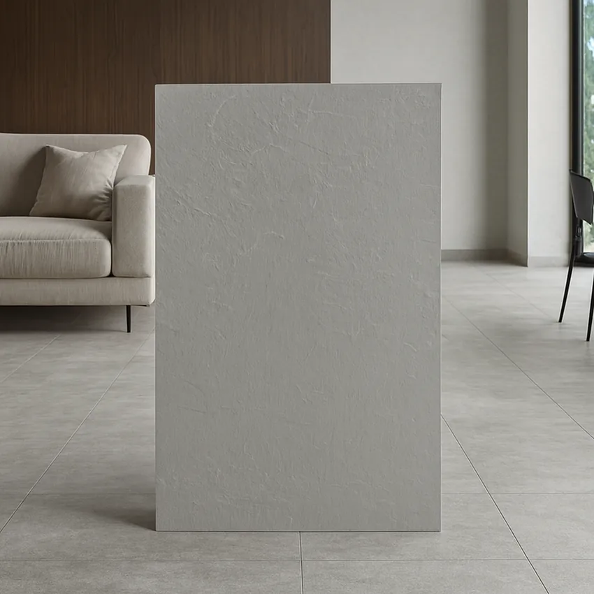 Không gian ứng dụng Gạch Ấn Độ 60x120 Stonex Grigro Phối cảnh dùng Gạch Ấn Độ 60x120 Stonex Grigro ốp tường