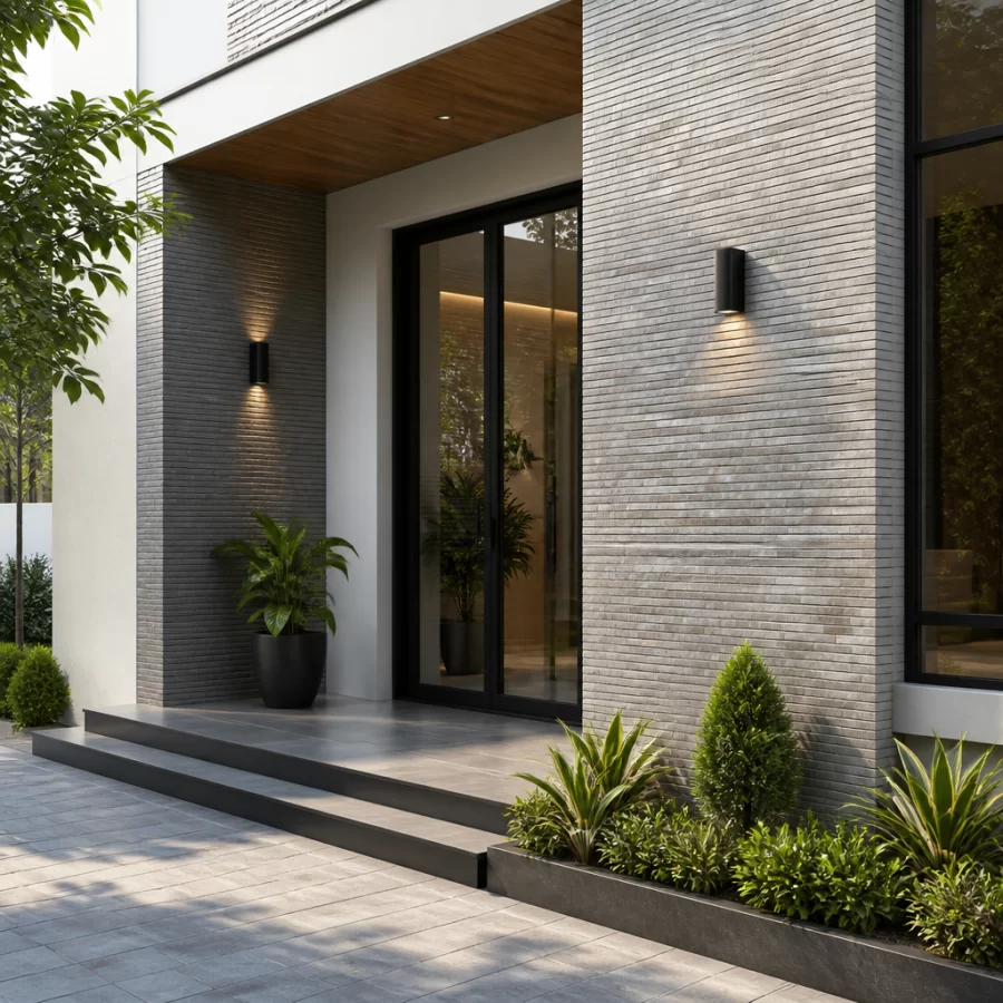 Mẫu Gạch Ốp Tường Mặt Tiền: Những Ý Tưởng Sáng Tạo Giúp Nâng Tầm Không Gian - minh hoa 1